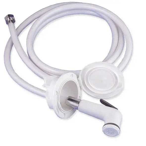 Kit doccia a pulsante - Bianco