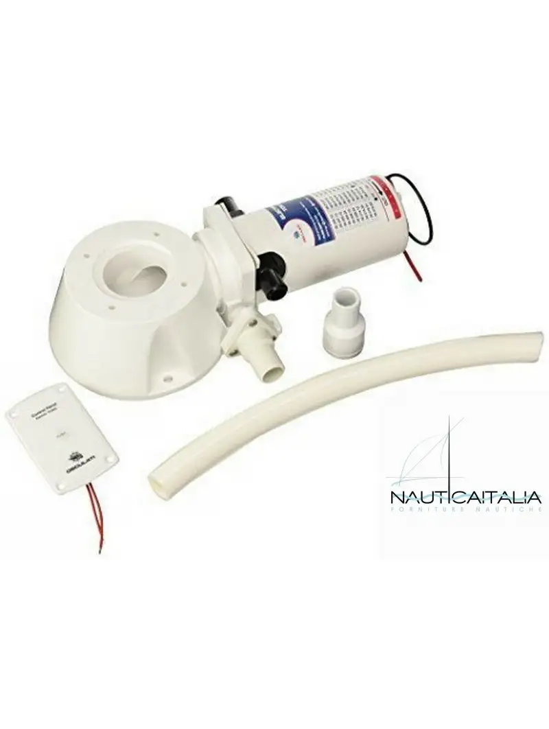 KIT TRASFORMAZIONE WC DA MANUALE AD ELETTRICO - BARCA NAUTICA - OSCULATI 5020912