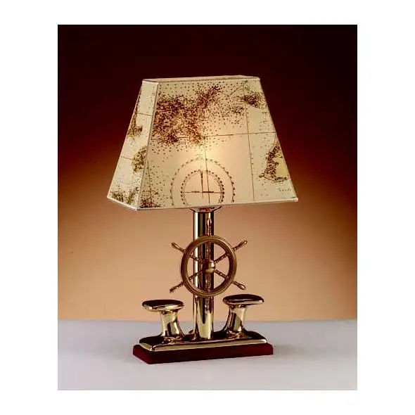 Lampada Bitta + Timone ottone. Grande