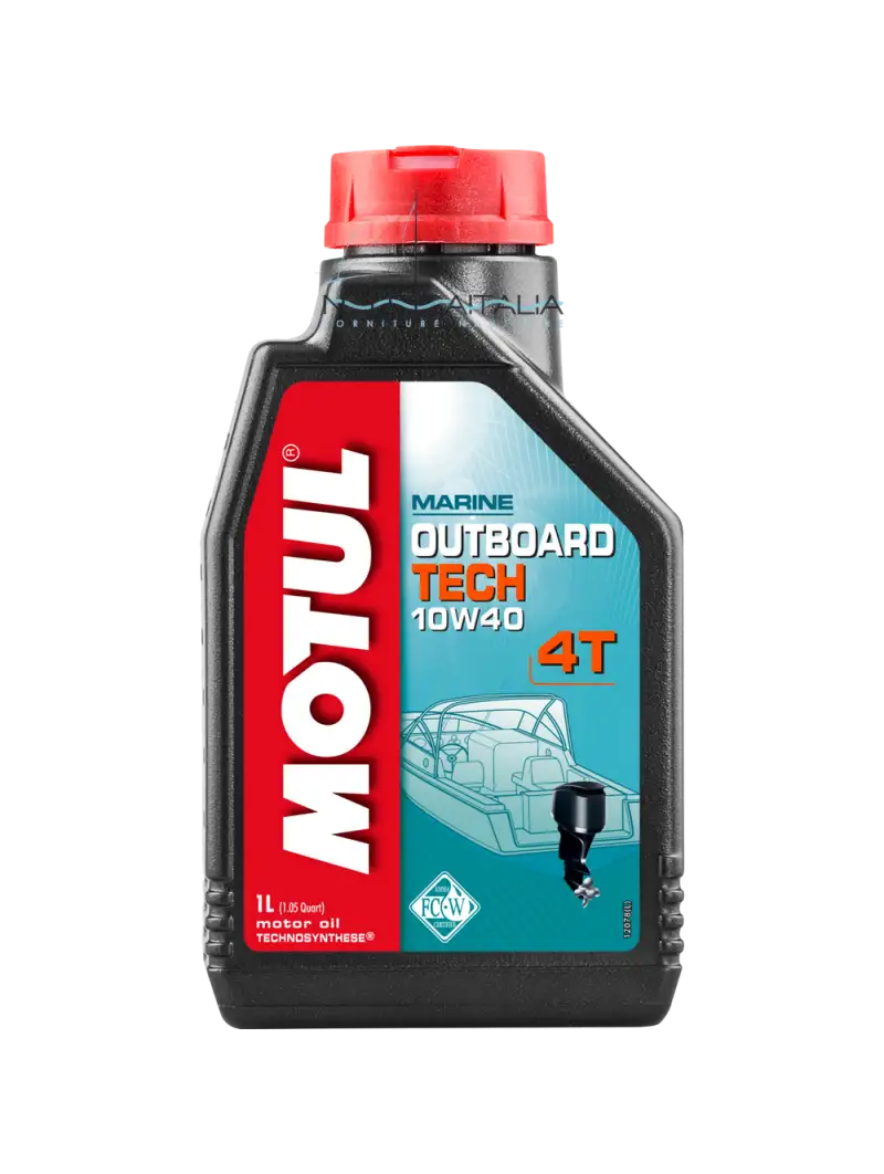 MOTUL OUTBOARD TECH 4T 10W40 LITRI 1 OLIO NAUTICO PER MOTORI FUORIBORDO