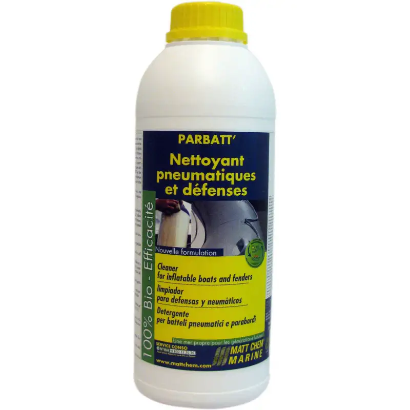 Detergente vegetale per gommoni e parabordi