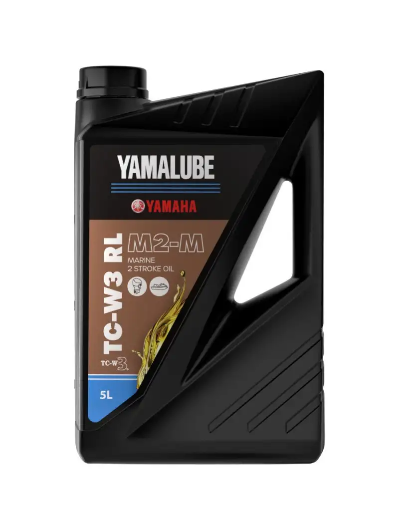 Olio Miscela Yamalube M2-M TC-W3 RL 5 LT. – Olio Fuoribordo 2 Tempi Yamaha Originale