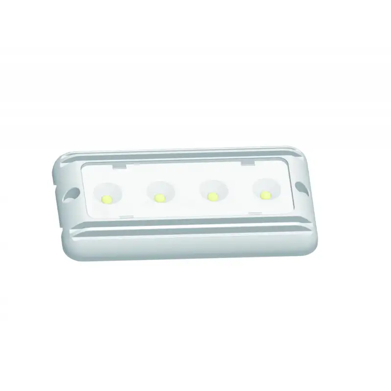 Plafoniera in alluminio a 4 led