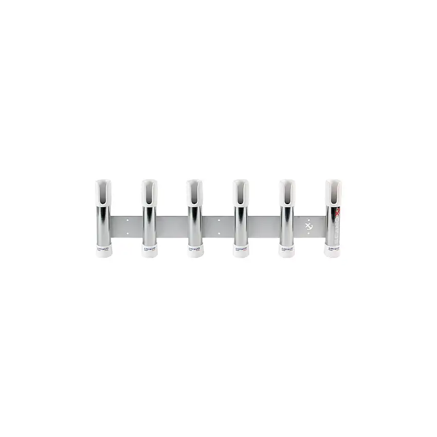 Portacanne in acciaio inox 6 canne