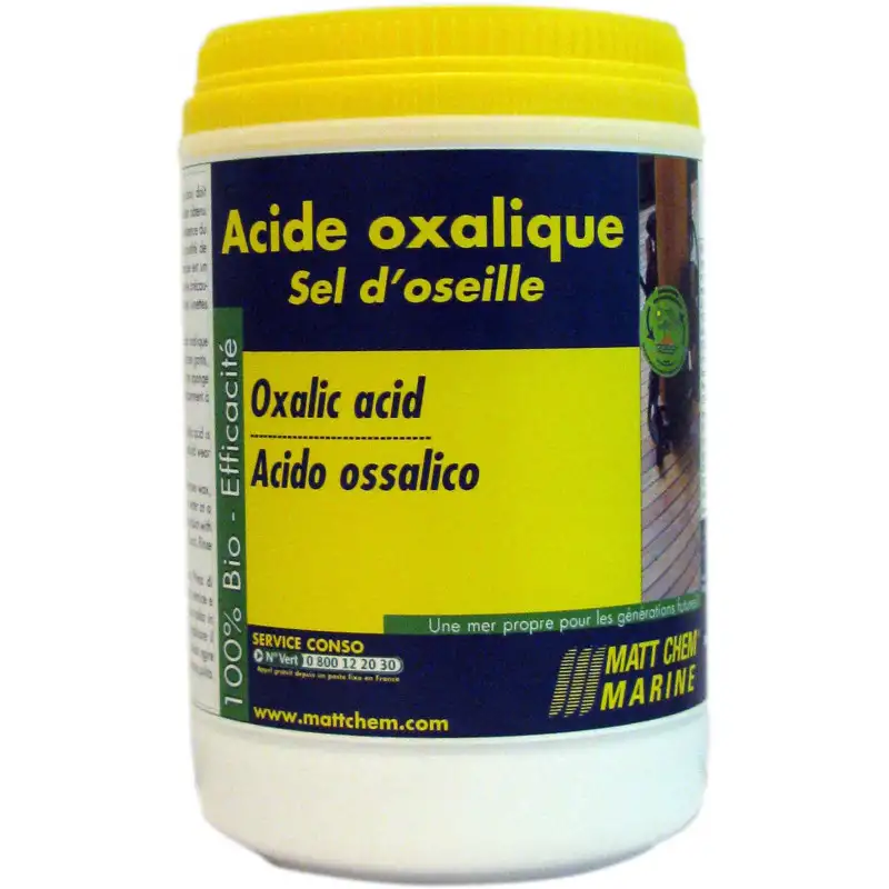 Pulitore per legno a base di acido ossalico - MATT CHEM
