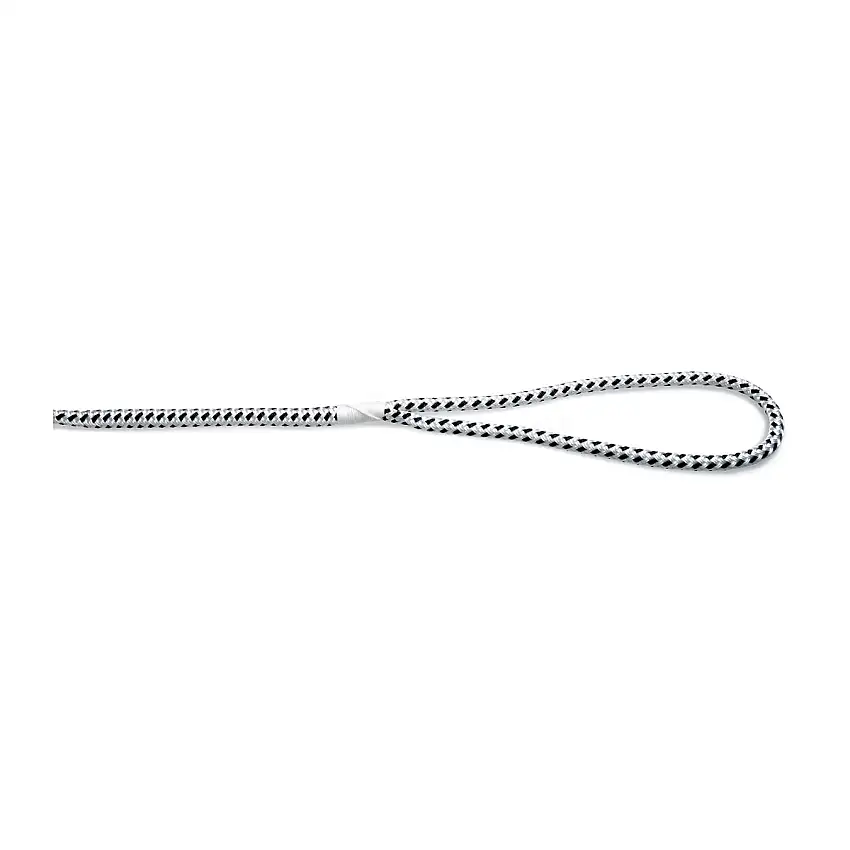 Robline cima da ormeggio Rio 8 mm lunghezza 5 m nero/bianco