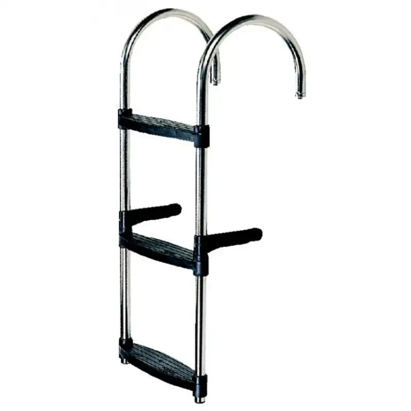 Scaletta da bagno con tubolari in acciaio inox