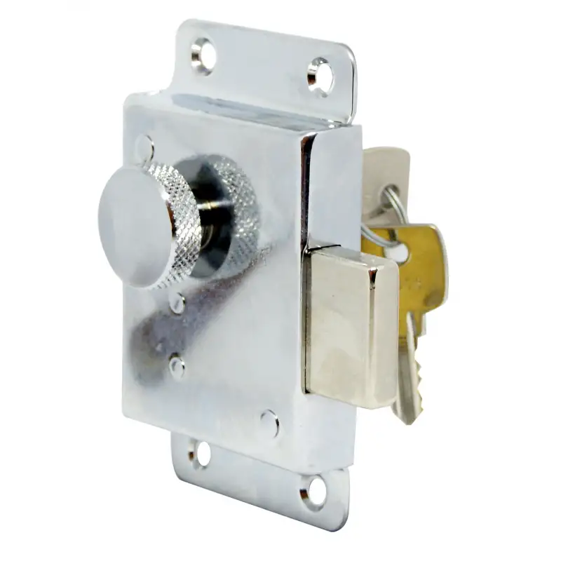 Serratura da appoggio mm. 98×58 ottone h20