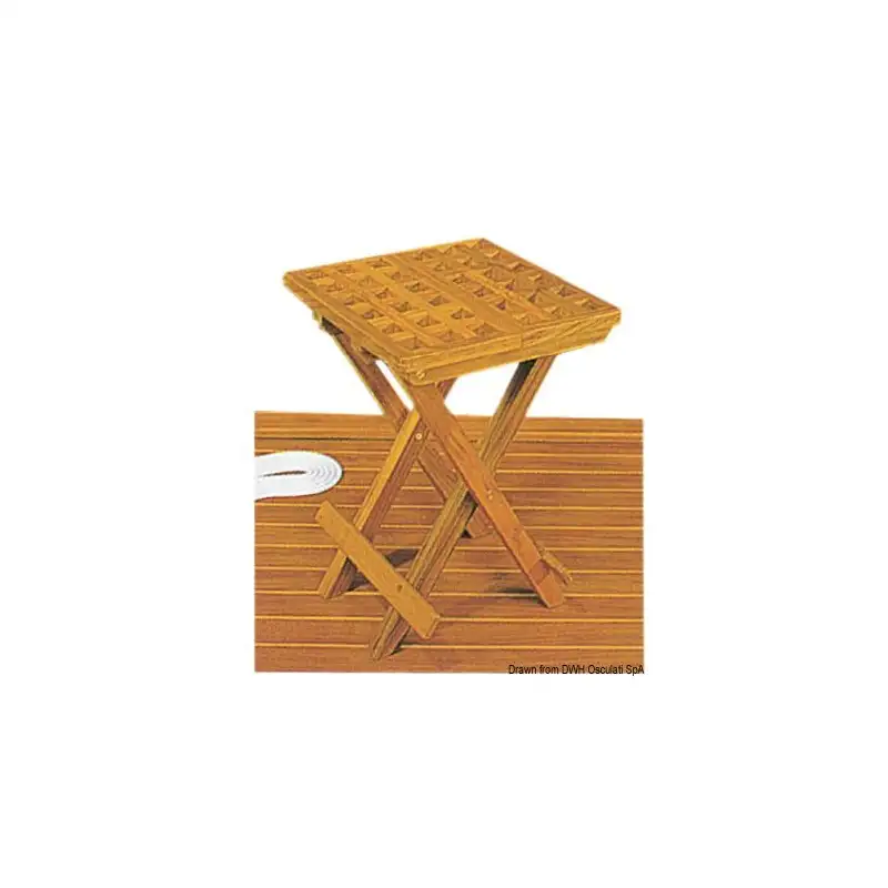 Sgabello pieghevole in teak - Arc marine