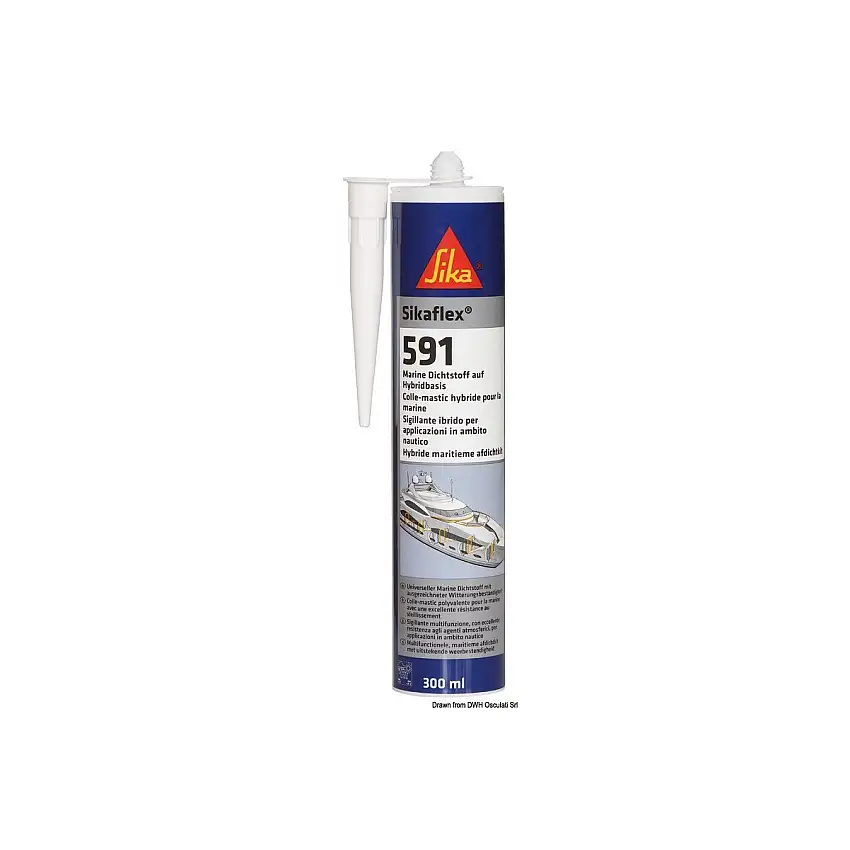 Sigillante con polimeri SIKAFLEX 591 bianco 300 ml
