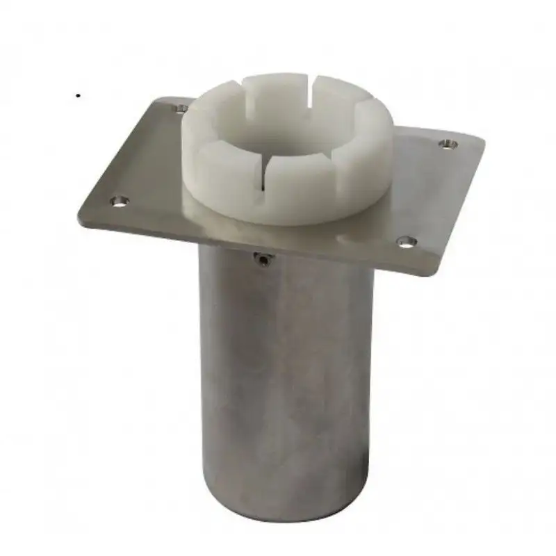 BASE IN ACCIAIO INOX INCORPORATA