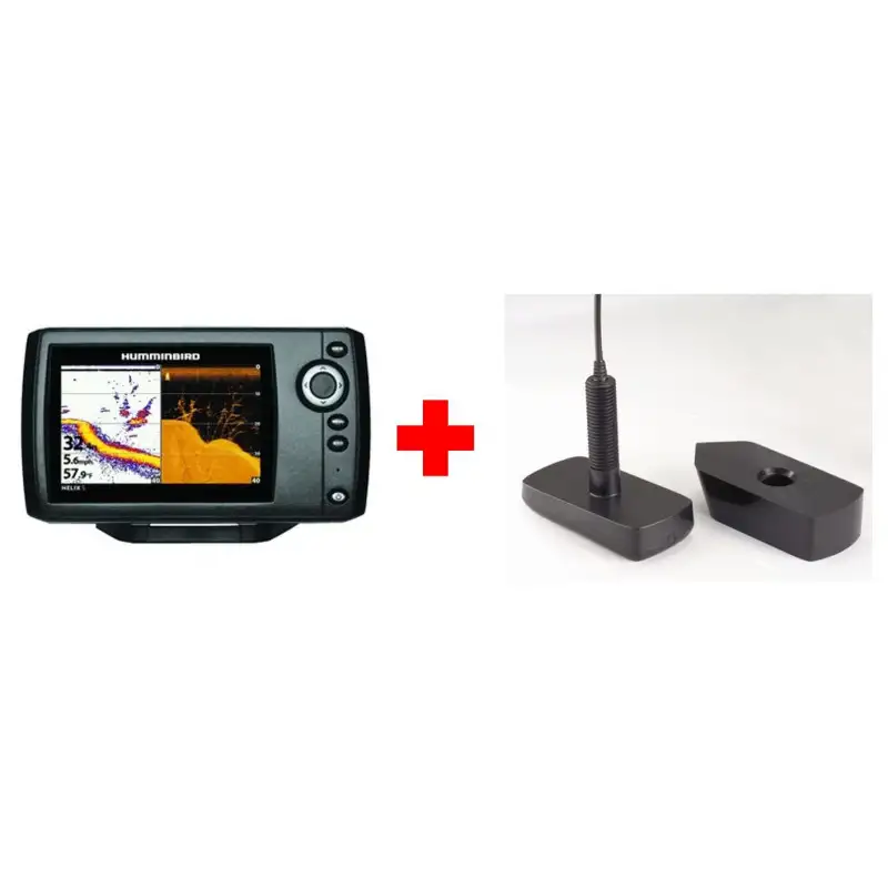 Ecoscandaglio HELIX 5 G2 Humminbird DI con sonda passante in plastica