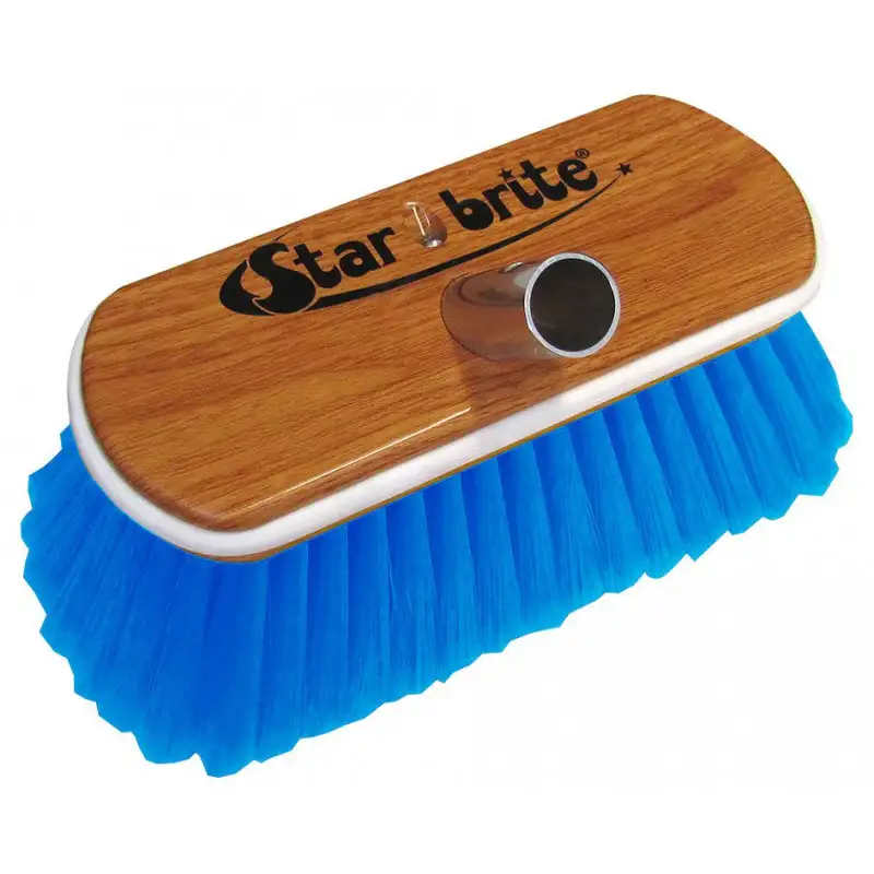 Spazzola medium deluxe legno sintetico blu