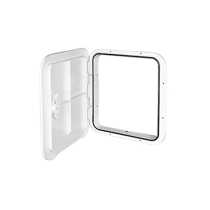Sportello per contenitore di stoccaggio gas TOP LINE, bianco, 370x390mm, Interr. Guarnizione