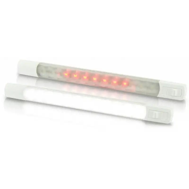 Strip led bianco/rosso 12v