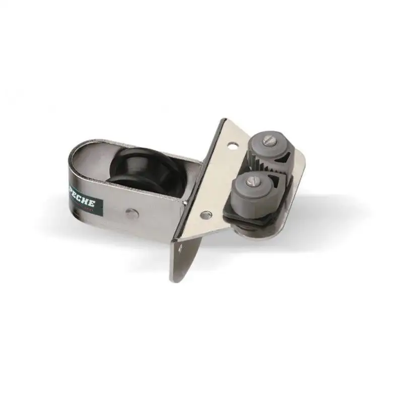 PULEGGIA IN ACCIAIO INOX + PINZA