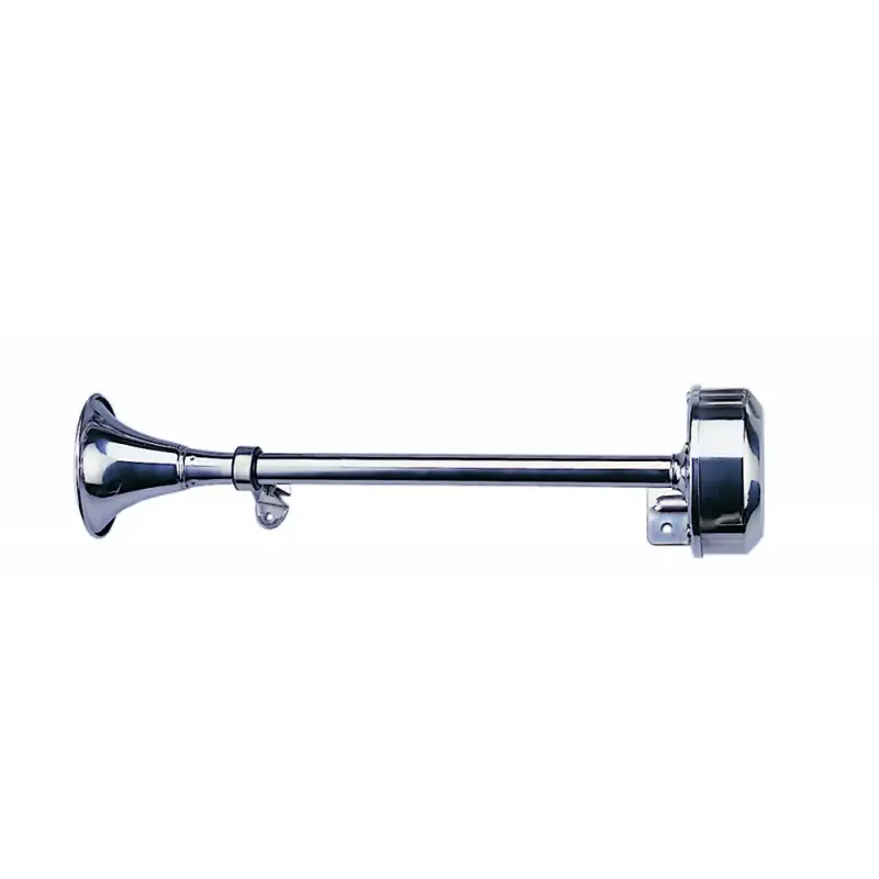 Tromba a cornetto acciaio inox 12v.