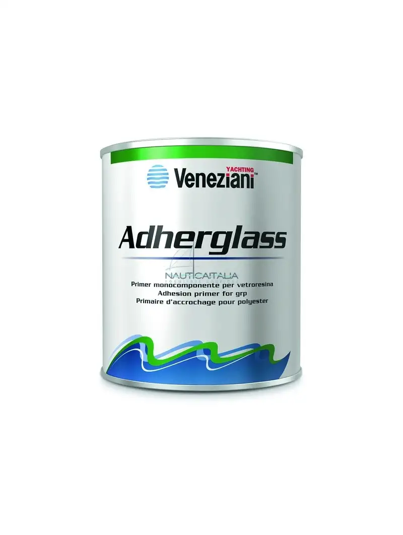 Veneziani Adherglass primer ancorante per Vetroresina e Gelcoat - Fondo per Antivegetativa