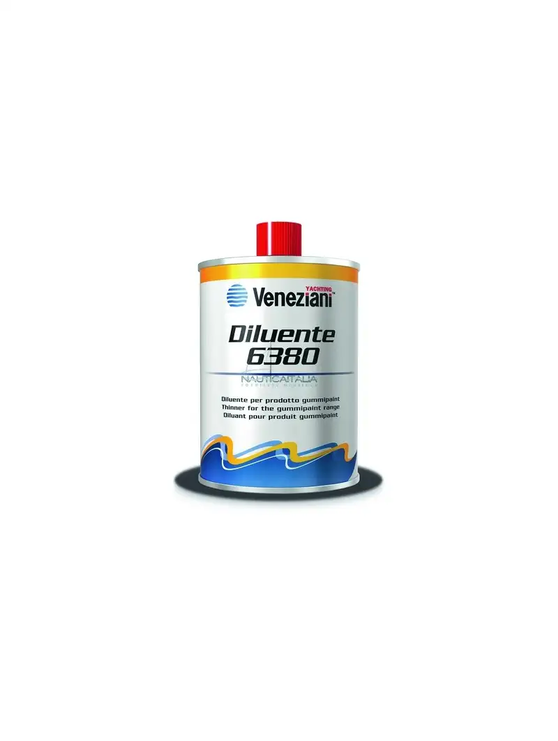 VENEZIANI DILUENTE 6380 PER GUMMIPAINT LT. 0,5 – DILUENTE PROFESSIONALE PER VERNICI GOMMONI