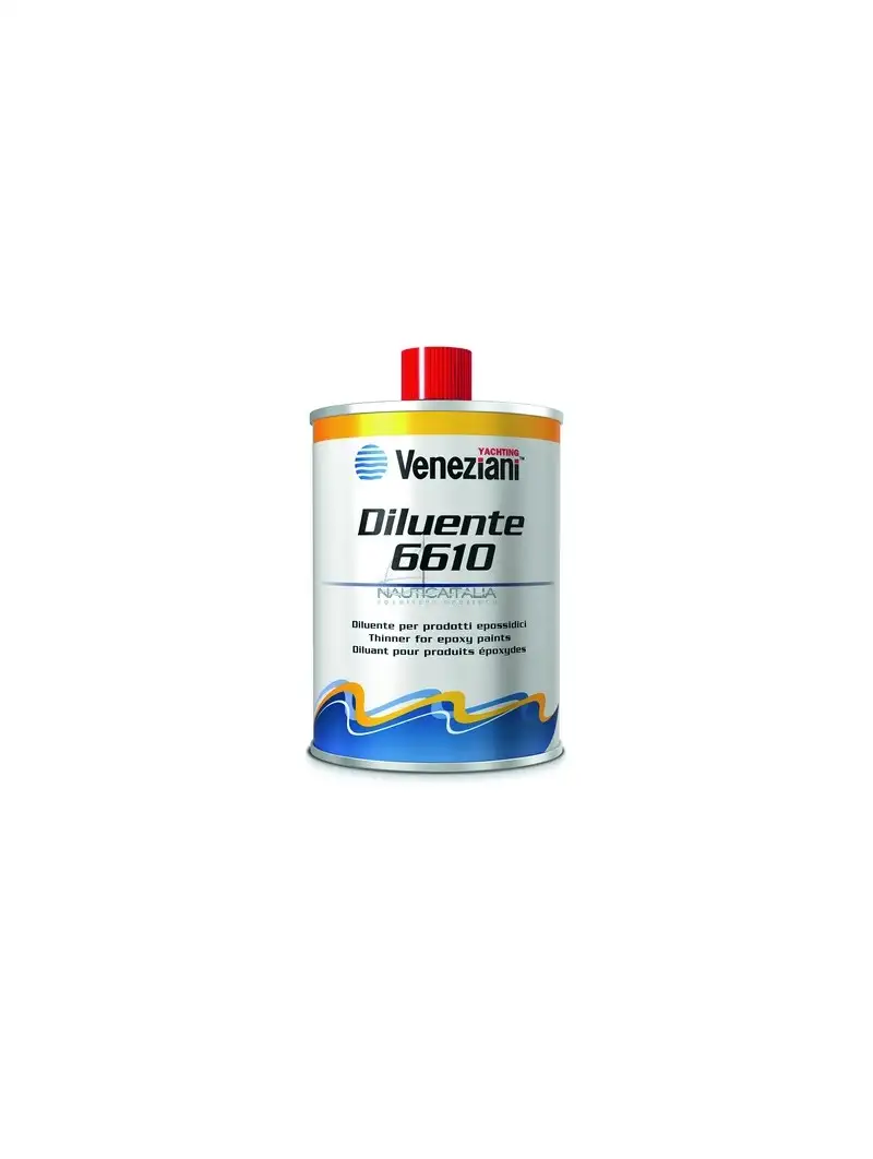 Veneziani Diluente 6610 per Epossidici LT. 0,5 – Diluente Epossidico Professionale Nautico