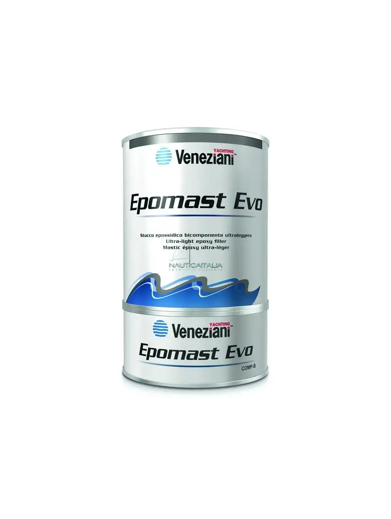 Veneziani Epomast EVO Stucco Epossidico Ultraleggero Bicomponente | Stucco Nautico Professionale