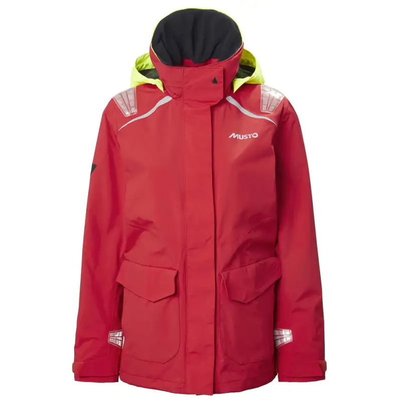 Veste de quart cotière BR1 inshore pour femme Rouge - MUSTO