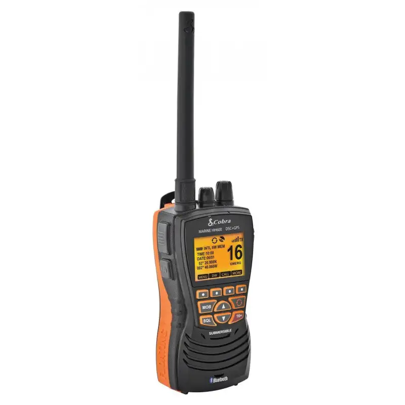 VHF portatile galleggiante Cobra HH600 con GPS integrato