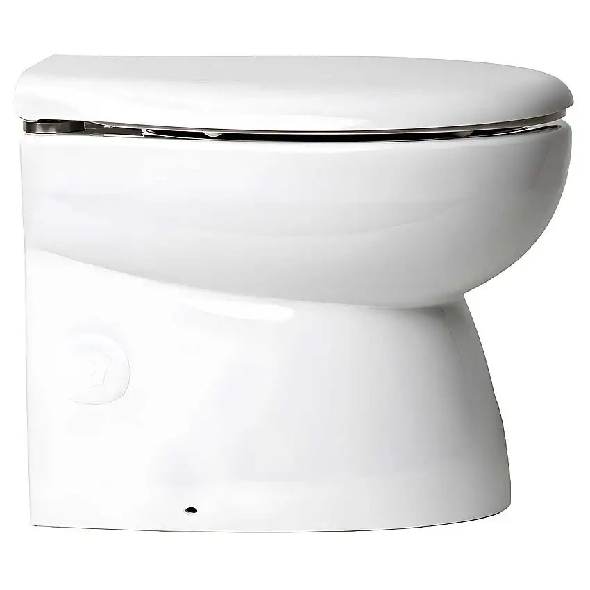 WC elettrico a 12V con tazza bassa in porcellana