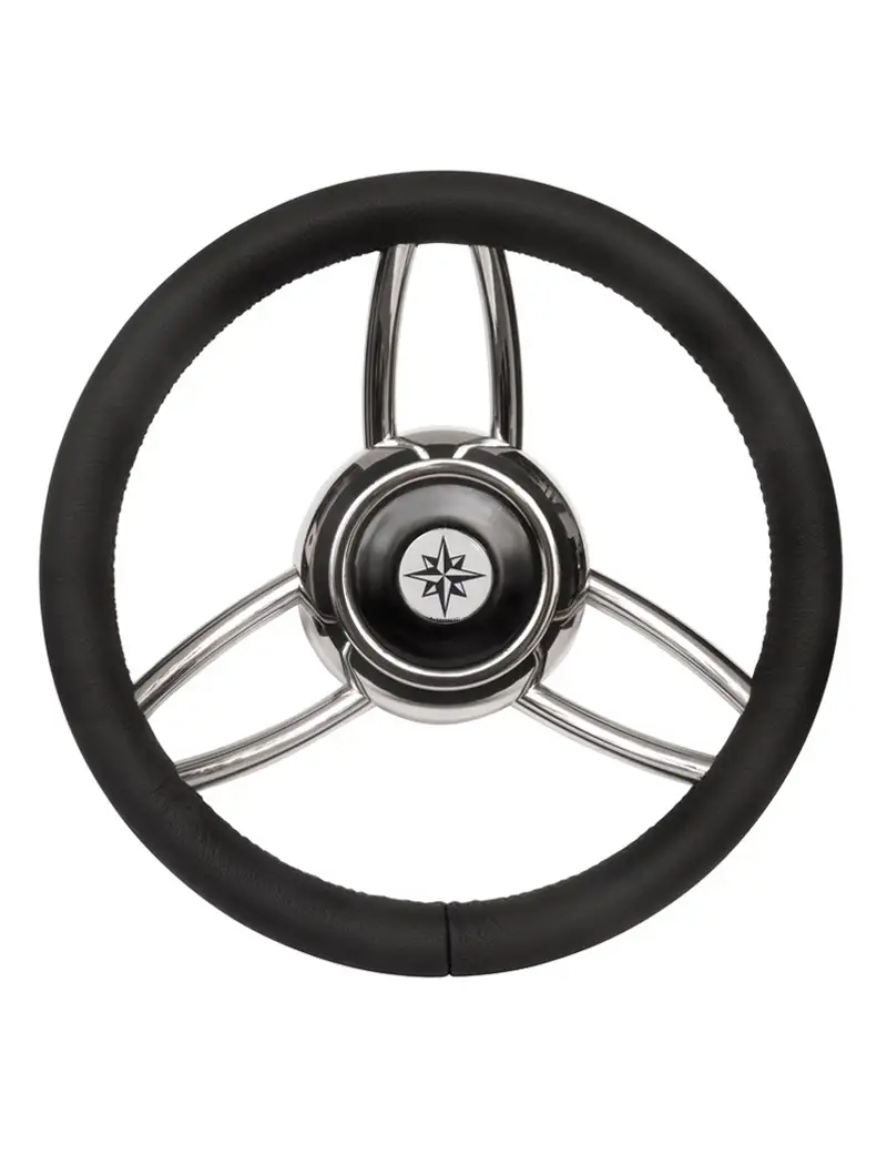 Volante Bliz Nero Poliuretano Morbido 350mm