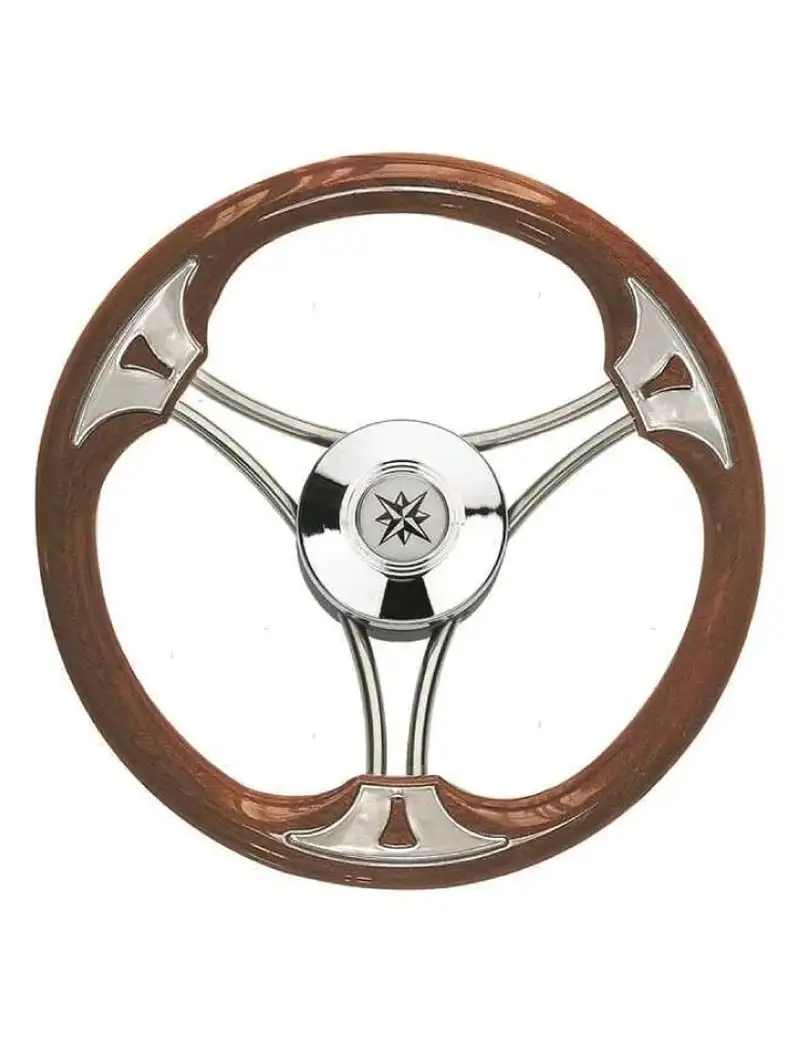 Volante Targa Steel Mogano 350mm
