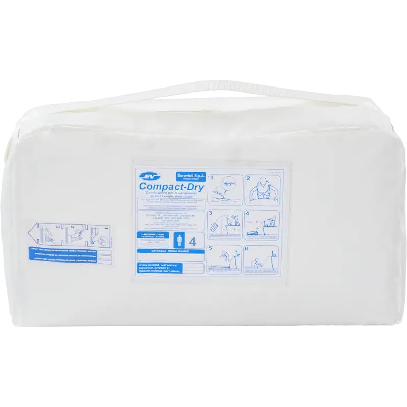 ZATTERA COMPACT DRY 10P VALIGIA - 1112210 - EUROVINIL