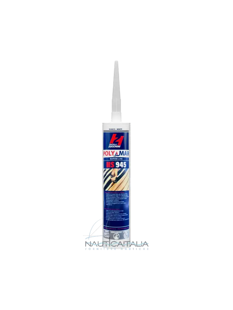 Zucchini Polymar MS 945 Nero Sigillante Comenti Teak Barca 290 ml
